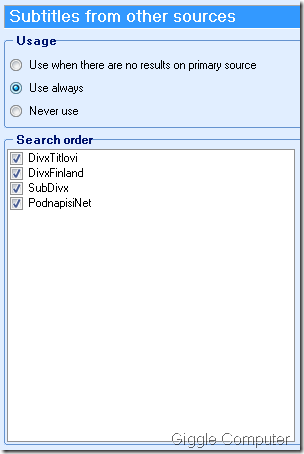 Sublight - Subtitle sources