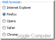 FavBackup - Web browser
