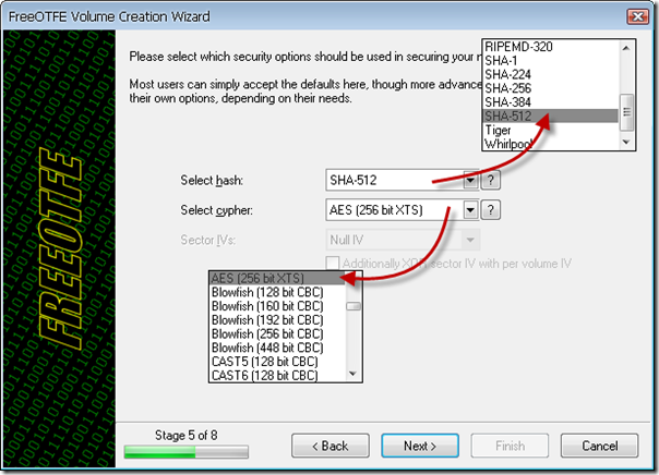 FreeOTFE - New Step 5