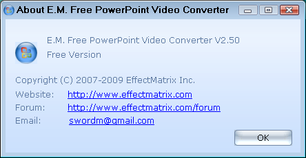 [E.M Free PowerPoint Video Converter - About[2].png]