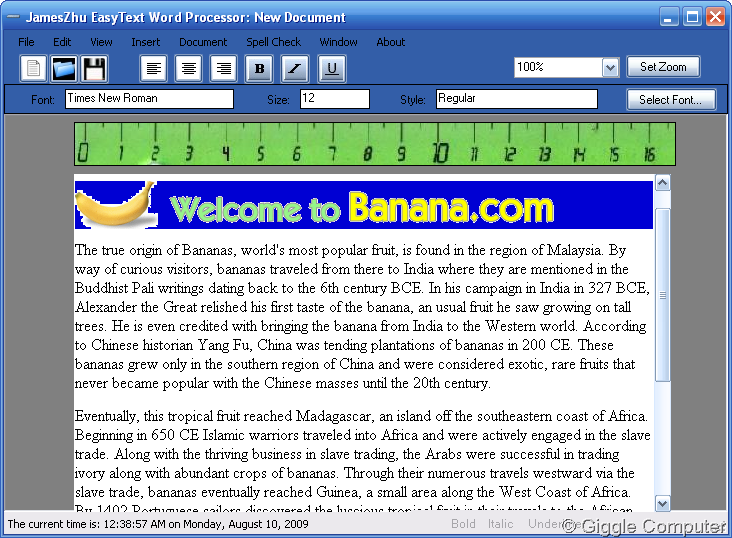 [JamesZhu EasyText Word Processor - Main window[3].png]
