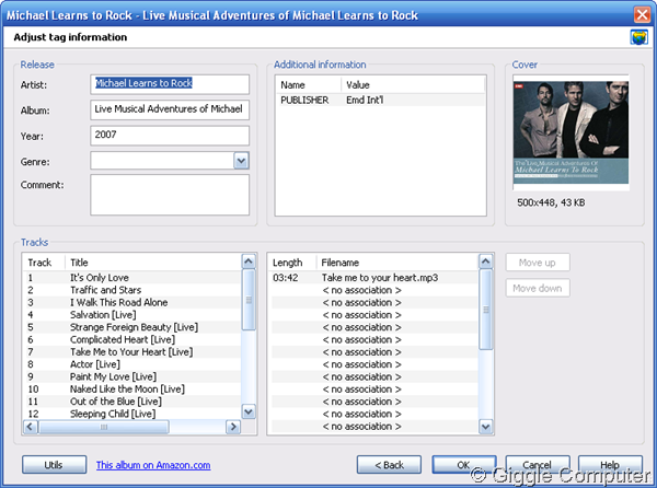Mp3Tag - Load Tag Source from Amazon