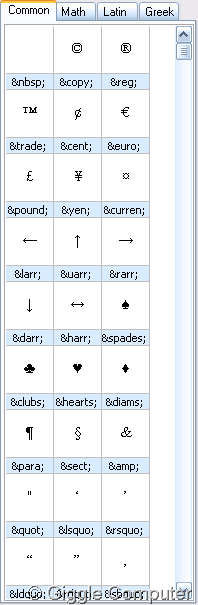 Special chars
