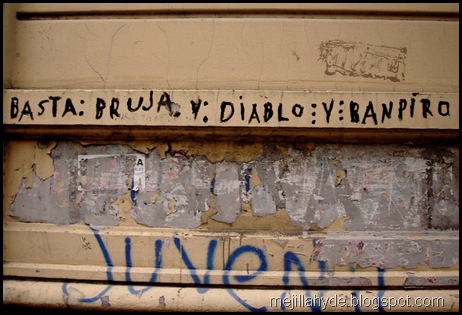 Bruja diablo y banpiro - Graffiti, Buenos Aires