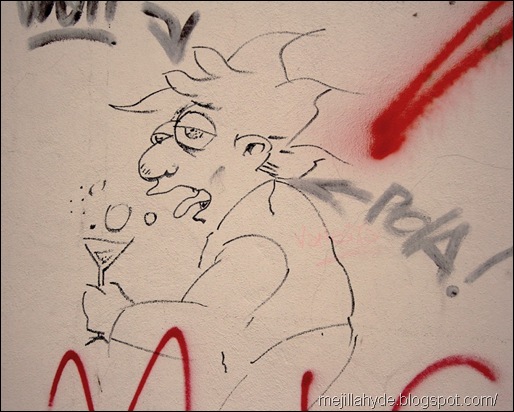 Preguntele a un borracho II, graffiti, street art