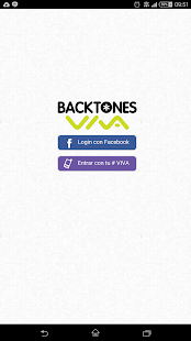 Android application Backtones VIVA screenshot