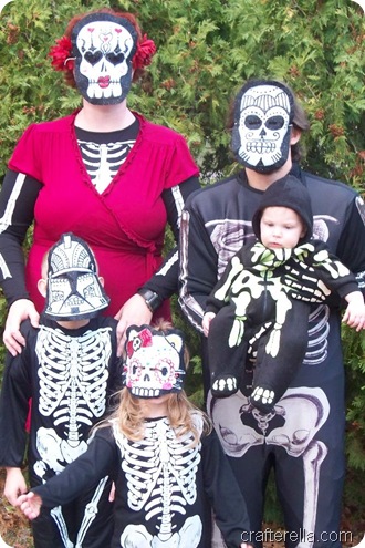 sugar skull family