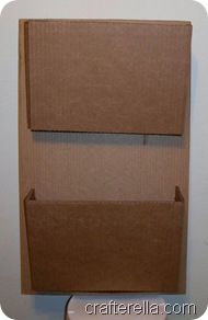 cardboard organizer front