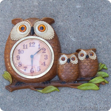 owl clock finished