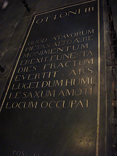Gospels Of Otto Iii. The tomb of Otto III.