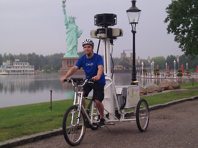 Street View - auch bei mäßigem Wetter unterwegs