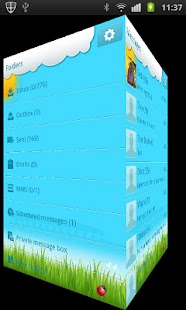 Download GOSMSTHEME Summer Clouds Theme APK for Android