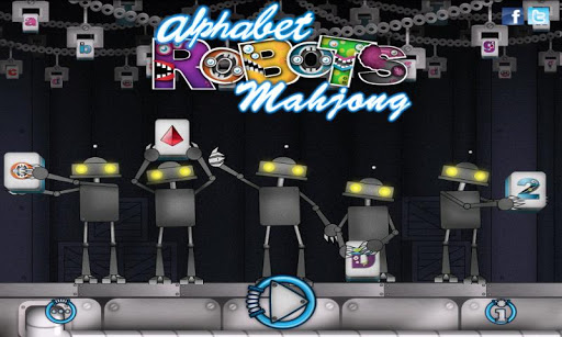 Alphabet Robots Mahjong Free