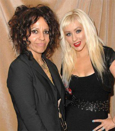 Linda Perry and Christina Aguilera