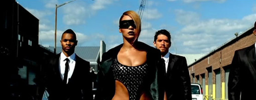 Beyoncé in her 'Video phone' music video