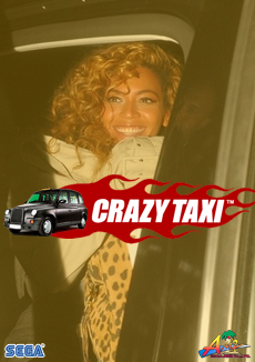 Beyoncé's crazy taxi | 'shopped by J ;P