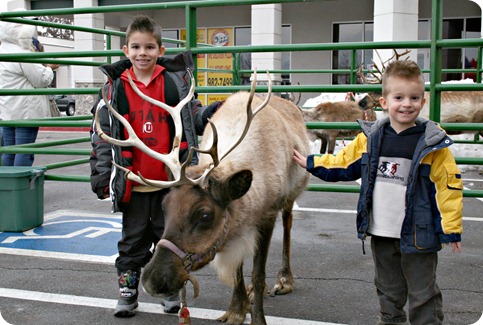 Boys with Reindeer