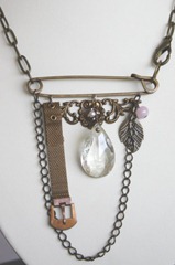Safety Pin Necklace.2