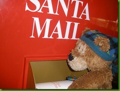 Sleepy Bear Mails Letter to Santa
