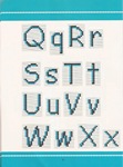 abecedarios punto de cruz. (182)