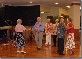 Some of the residents enjoying the Old Time Dance music of Peter Brophy and Carole Litttlejohn