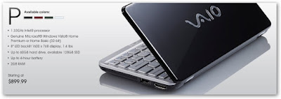 [NB]高貴又貴的SONY小筆電系列：VAIO P正式公開！ - 阿祥的網路筆記本