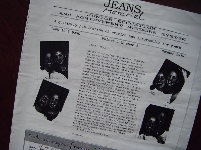 Jeans Publishing: Did you know I wrote a book when I was a teenager?