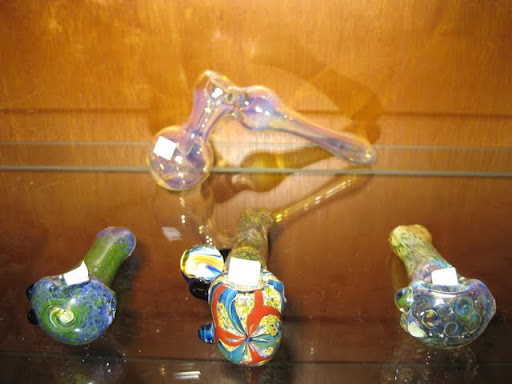 custom glass pipes. with custom glass pipes.