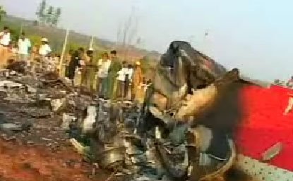 Saras crashed near Bangalore