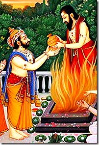 Dashratha's sacrifice which brought him four sons