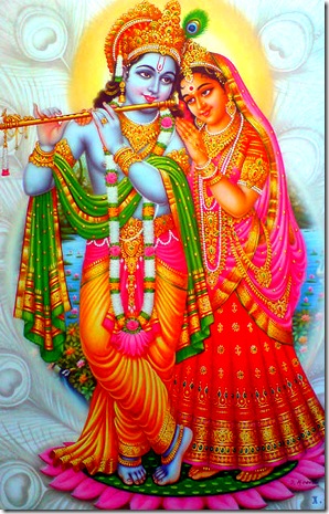 Radha Krishna - love in the spiritual world