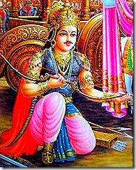 Arjuna - a great kshatriya warrior