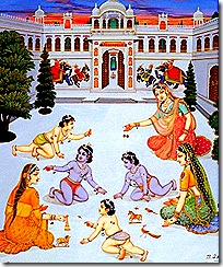 Dasharatha's wives with children