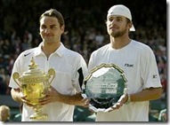 Federer and Roddick - 2004 Wimbledon
