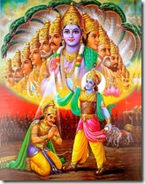 Lord Krishna's universal form