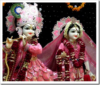Radha and Krishna deities