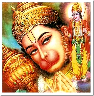 Hanuman thinking of Rama