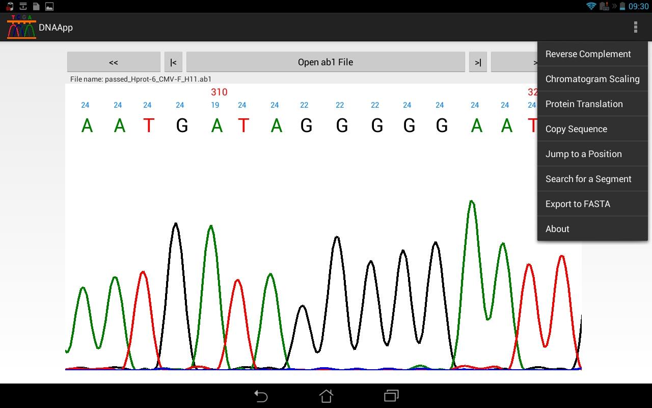 DNAApp DNA sequence analyzer Android Apps on Google Play