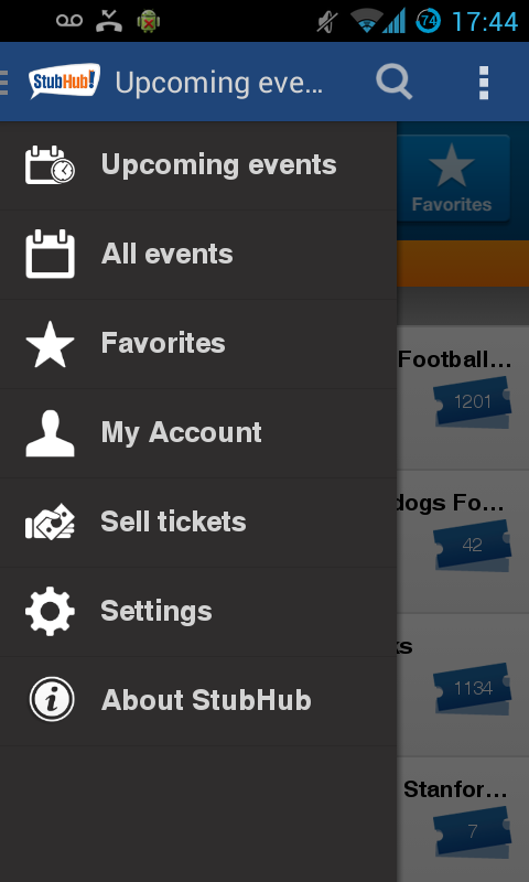 StubHub - Event tickets - Android Apps on Google Play
