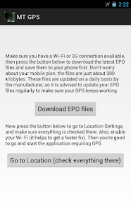 Free MT GPS EPO Fix APK for Android
