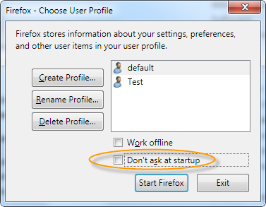 firefox profile manager command line firefox profile manager command line