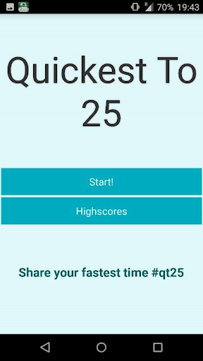 Quickest To 25