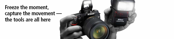 Freeze the moment, capture the movement -- the tools are all here Freeze the moment, capture the movement -- the tools are all here