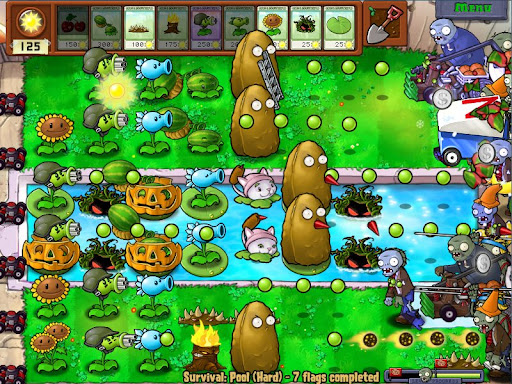 plants vs zombies sunflower. Plants vs Zombies game