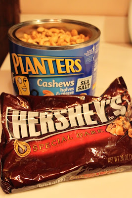 cashews and chocolate