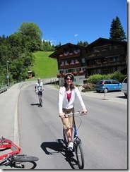 Day 8 Grindelwald scooters Lisa