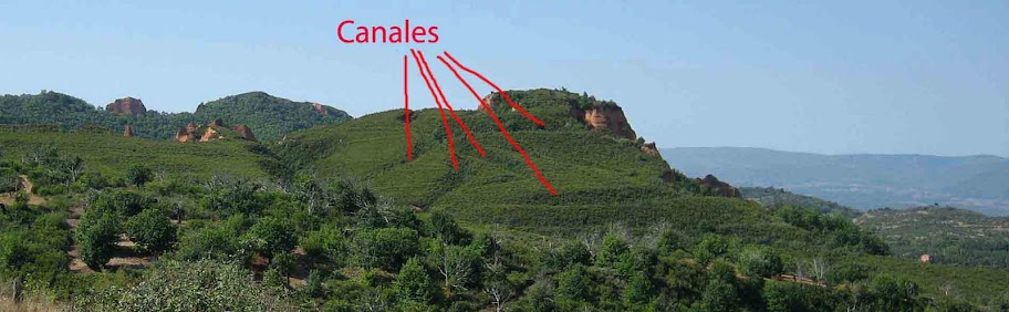 Las Médulas, ruta de los Conventos Canales en el Pricias y Gallegos