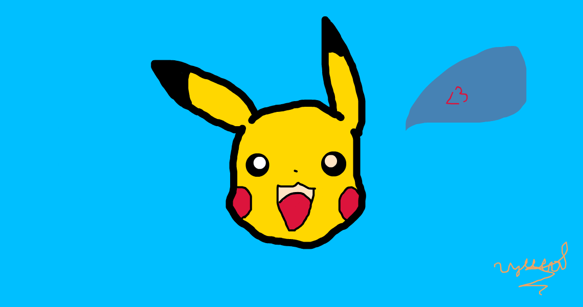Pikachu (first layer attempt)