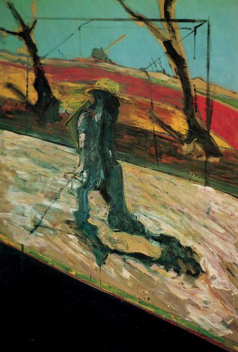 francis bacon, study for a portrait of Van Gogh