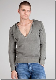 DIESEL K-Pend Grey Pullover